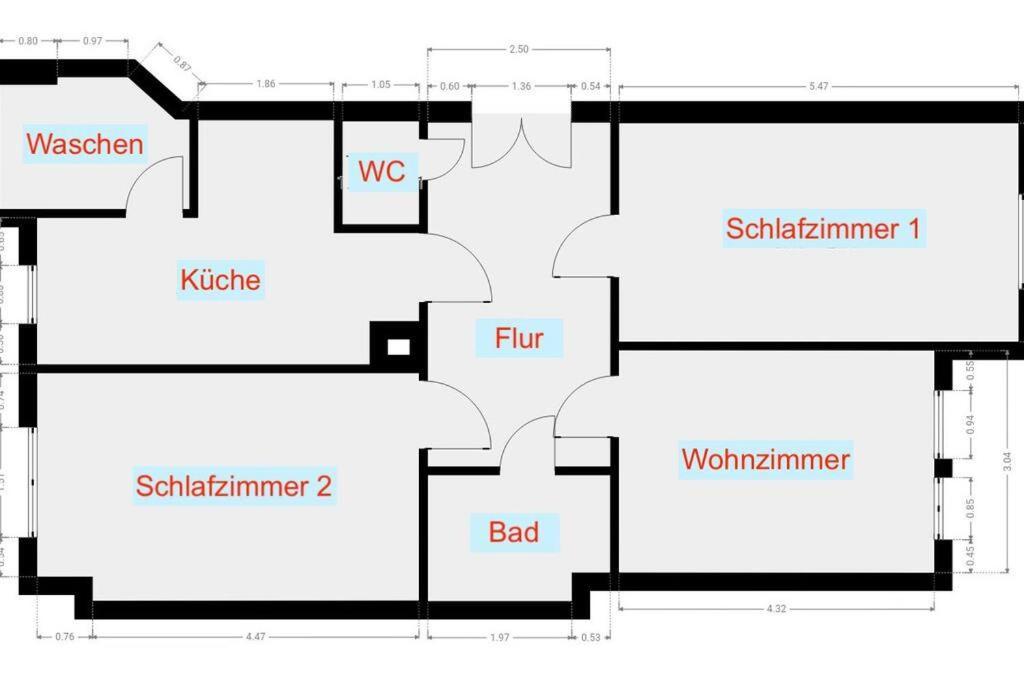 Top 3-Raum Wohnung, Fuer Monteure Dresden Exterior foto